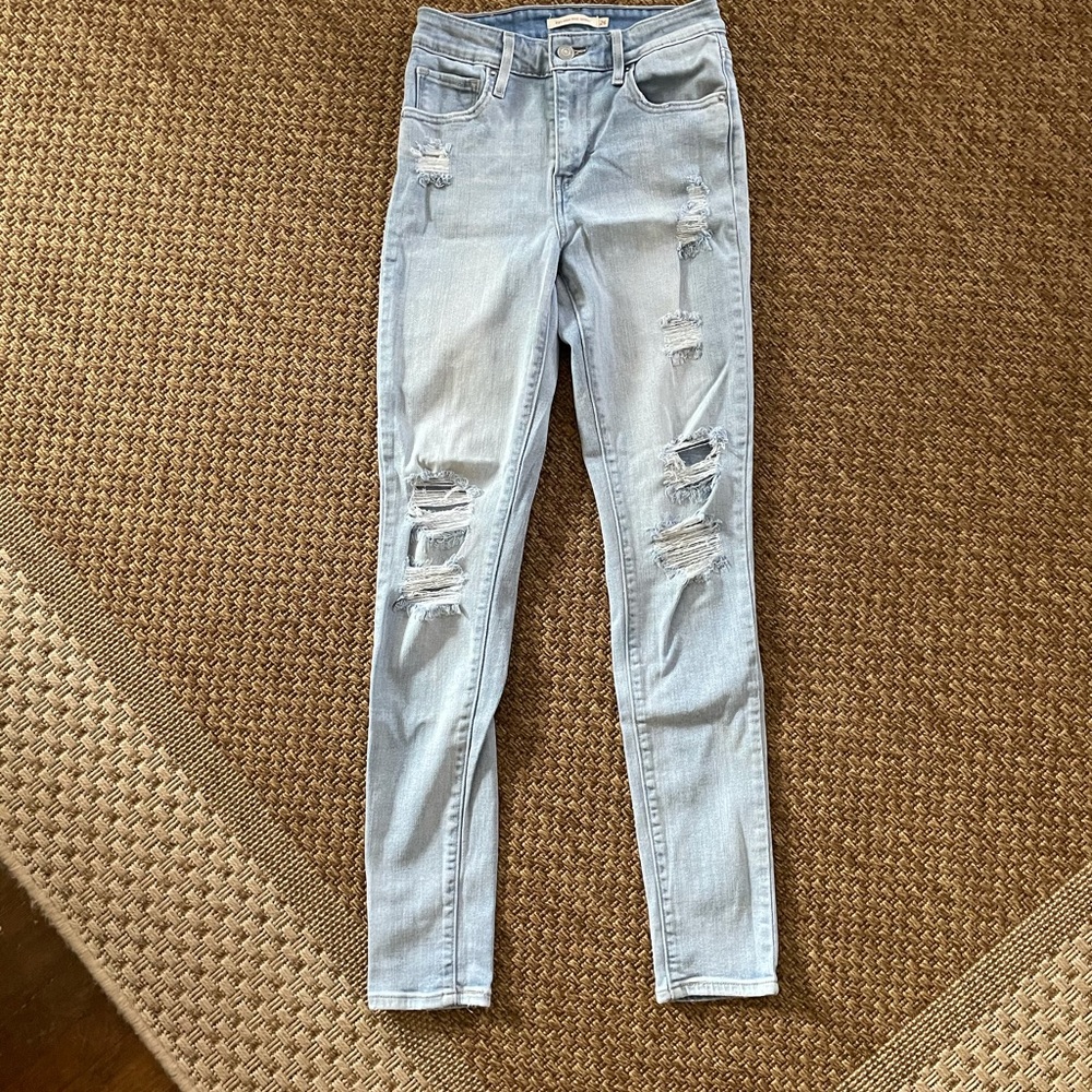 Levi’s high rise 721 skinny jeans